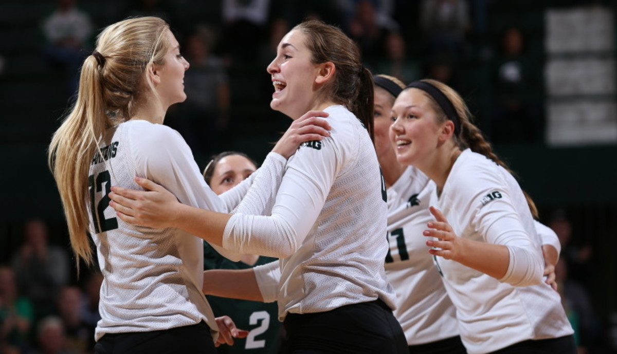 MSU Volleyball 2016.  Photo courtesy of MSU SID